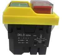 DKLD DZ04 4 Pin interruttori a Pulsante elettromagnetici Impermeabili ON off Start Stop for rettificatrice 250VAC 8(6) A