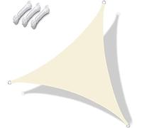 DKLE 3x4x5 m Tenda a Vela Triangolare, Vela Ombreggiante Resistente e Traspirante, Protezione Raggi 98% UV Tenda a Vela, per Giardino, Balcone & Terrazza