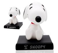 DKLQXCE Action Figure, Decorazione Auto a Testa Mobile, Figurina del Cruscotto Mini Figurine Ornements Cane Scuotere La Testa Cruscotto Ornamenti Decorazione per Cruscotto Auto 12 cm