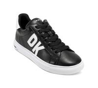 DKNY Abeni-Lace Up Sneakers, Scarpe da Ginnastica Donna, Nero e Bianco, 40.5 EU