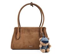 DKNY Amelie Borsa a spalla Vera Pelle 33 cm marrone