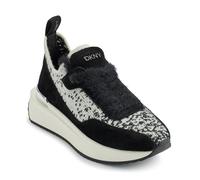 DKNY Aveline-Lace Up Sneaker, Scarpe da Ginnastica Donna, Bianco Black off, 40.5 EU