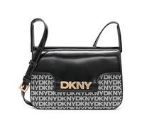 DKNY Avril Crossbody, Borsa a Tracolla Donna, Logo Nero e Nero