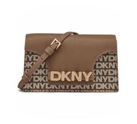 DKNY Avril Wallet On A String, Innesto Donna, Chino/Shitake, One Size
