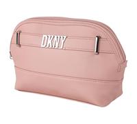 DKNY - Beauty Case da Viaggio Impermeabile Appendibile con Scomparti - Borsa da Toilette Grande per Donna e Uomo, Rosa