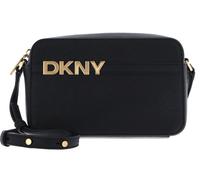 DKNY Avril Camera Bag, Pelle Rivestita in 100% Poliuretano Donna, Nero e Oro