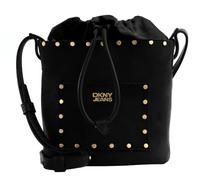 DKNY borsa a tracolla Payton Bucket Bag Blk/Gold nero