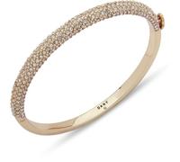 DKNY Bracciale con cristalli sfumati, tono oro e argento con cristalli, bracciale da donna con scatola e chiusura a lingua, grande regalo per donne, taglia unica, cristallo, senza pietre preziose,