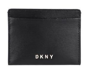 DKNY Bryant Custodia per carte di credito in pelle 10 cm nero