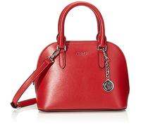 DKNY Bryant Dome Satchel, Cartella Donna, Rosso Acceso, Taglia Unica