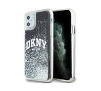 DKNY Custodia Liquid Glitter Arch Logo Nero - iPhone 11