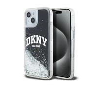 DKNY Custodia Liquid Glitter Big Logo Nero - iPhone 13/14/15