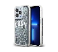 DKNY Custodia Liquid Glitter Big Logo Nero - iPhone 15 Pro