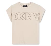 DKNY D62412 T-Shirt, Argilla, 14 Anni Bambine e Ragazze