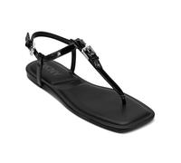 DKNY Datto-Flat Thong Sandal, Piatti Donna, Nero, 39.5 EU