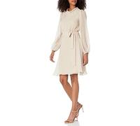 DKNY Dd2ia143-2r8-4 Vestito, Chmp/Gld/Slv, 40 Donna