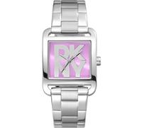 DKNY DK1L001M0035 City Maxi Argento 37mm 3ATM Quarzo Unisex Rosa Argento