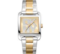 DKNY DK1L001M0075 City Maxi Two Tone Argento 37mm 3ATM Quarzo Unisex Champagn...