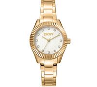 DKNY DK1L017M0055 Chambers Glitz Oro 30mm 5ATM Quarzo Unisex Argento Oro