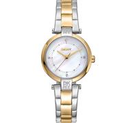 DKNY DK1L043M0075 Essential Mini Two Tone 28mm 5ATM Quarzo Unisex Bianco Arge...