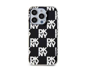 DKNY DKHCP15LHDLCEK Cover per Apple iPhone 15 Pro, Nero