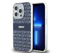 DKNY DKHMP15LHRHSEB iPhone 15 Pro 6.1 blaues Hardcase IML Mono & Stripe MagSafe
