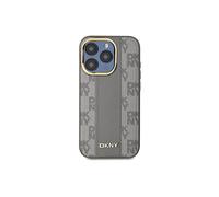 DKNY DKHMP15XPCPVSLE Cover per Apple iPhone 15 Pro Max, Grigio