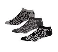 DKNY Donna, Caviglie Calzini, Grigio Scuro/Nero/Grigio, Confezione da 3, Taglie 37-40
