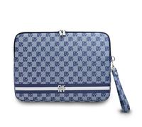 DKNY, Elegante custodia per PC da 13 / 14 pollici con motivo a quadri e strisce