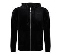 DKNY Felpa con Cappuccio e Zip Intera Strass Logo Donna (GT12674)