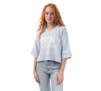 DKNY Felpa Varsity Lavorato a maglia Logo Donna (GT10032)