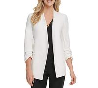 DKNY P9rcaawi, Fondazione-L/S Ope Aperto, Giacca, Edera-Avorio, M Donna