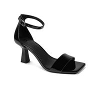 DKNY Krazz-Ankle Strap Sandal 75mm, Tacco Donna, Nero, 39 EU