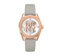 DKNY Kwartshorloge Chambers Midi Quartz 5 ATM, grijs, Eén maat, Modern