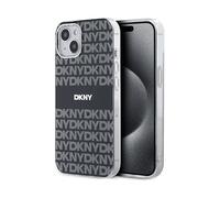 DKNY lavorazione IML COVER per Universalo iPhone 15 Plus, 14 Plus, Nero