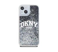 DKNY Liquid glitter arch edition COVER per Apple iPhone 15, Nero
