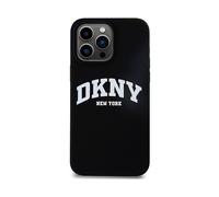 DKNY Liquid silicone arch COVER per Apple iPhone 15 Pro Max, Nero