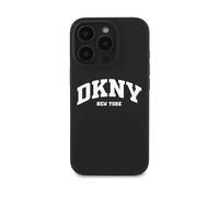 DKNY Liquid silicone arch COVER per Apple iPhone 16 Pro, Nero