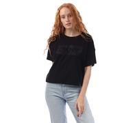 DKNY Maglietta Corta Strass Logo Maniche Corte Donna (GT10086)