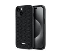 DKNY Motivo 3D in gomma COVER MAGSAFE per Apple iPhone 15 14, Nero