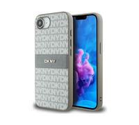 DKNY Motivo a trama ripetuta con cinturino CUSTODIA PER SMARTPHONE per Apple Universale, Grigio