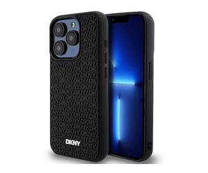 DKNY Motivo ripetuto 3D COVER per Apple Universale, Nero