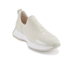 DKNY Nallen Slip on Sneaker with Logo, Scarpe da Ginnastica Donna, Cachi, 38 EU