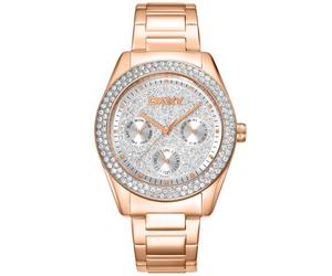 DKNY Orologio al quarzo Chambers Multi Glitz al quarzo 5 ATM, oro rosa., Einheitsgröße, Moderno