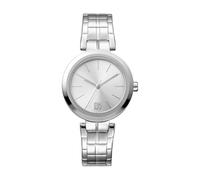 DKNY Orologio al quarzo Downtown Midi al quarzo 5 ATM, argento, misura unica, Moderno