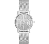 DKNY Orologio Analogico al Quarzo Donna con Cinturino in Acciaio Inossidabile NY6693