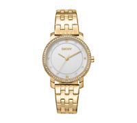 DKNY Orologio al quarzo Astoria Glitz 5 ATM, gold, taglia unica, Bracciale