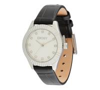 DKNY Orologio analogico 'Chambers Glitz' nero / argento Donna DKNY One Size