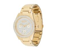 DKNY Orologio analogico 'Chambers Multi Glitz' oro / trasparente / bianco Donna DKNY One Size