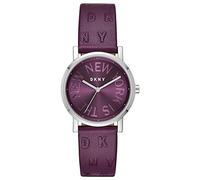 DKNY Orologio Analogico Quarzo Donna con Cinturino in Pelle NY2762